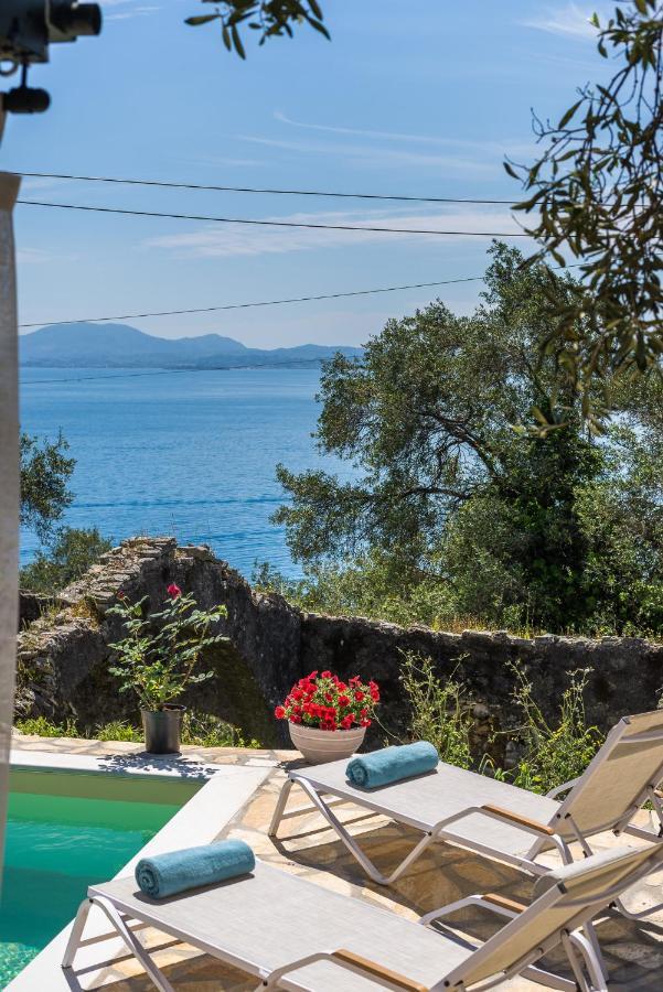 Alkinoi Seaview Villa With Private Pool By Konnect, Nisaki Nisaki  Exteriör bild